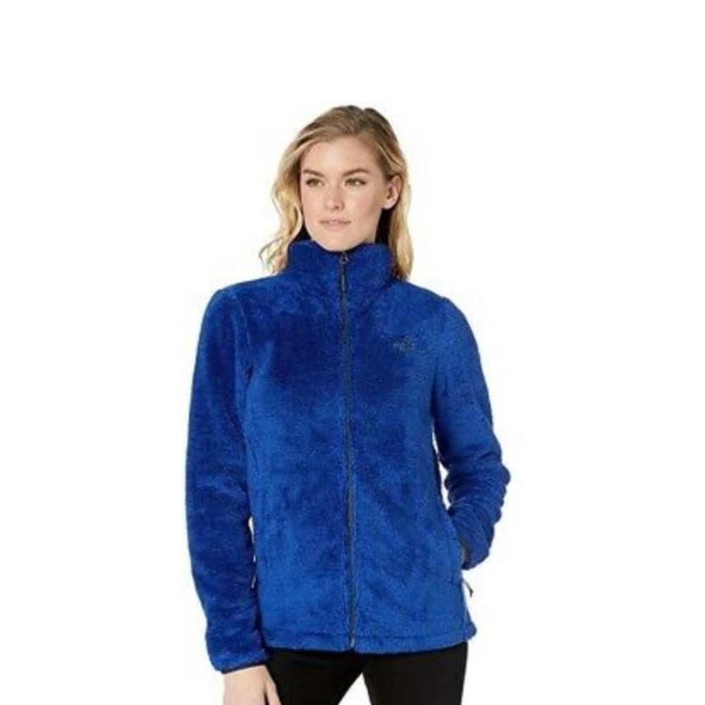 North face osito fleece jacket in royal blue